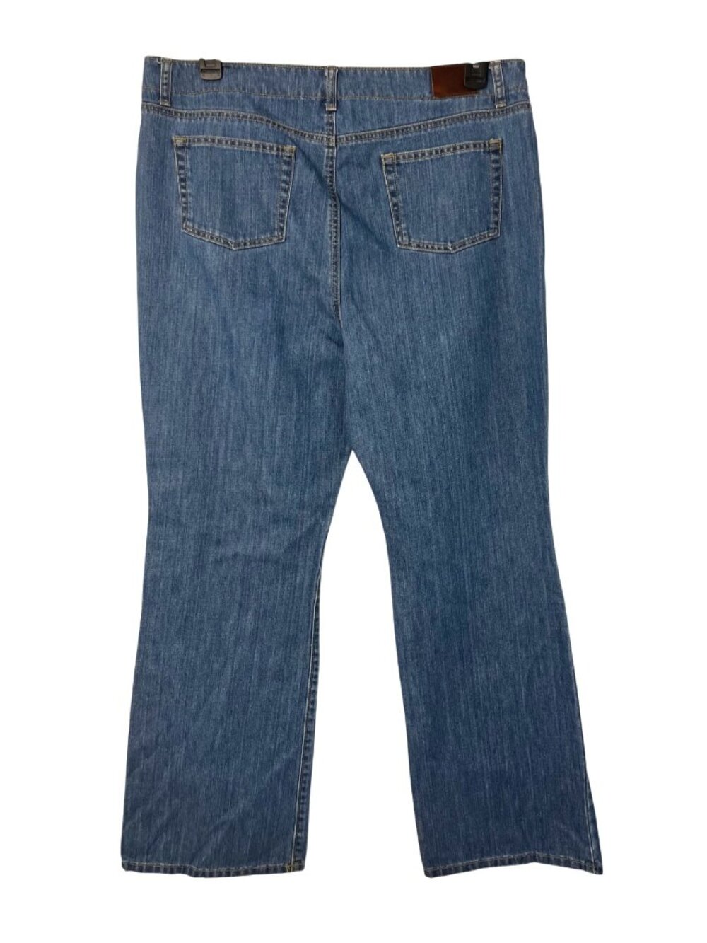 Lands' End Jeans Women's Size 16 x 32 Straight Leg 100% Cotton Denim Used - Picture 2 of 16